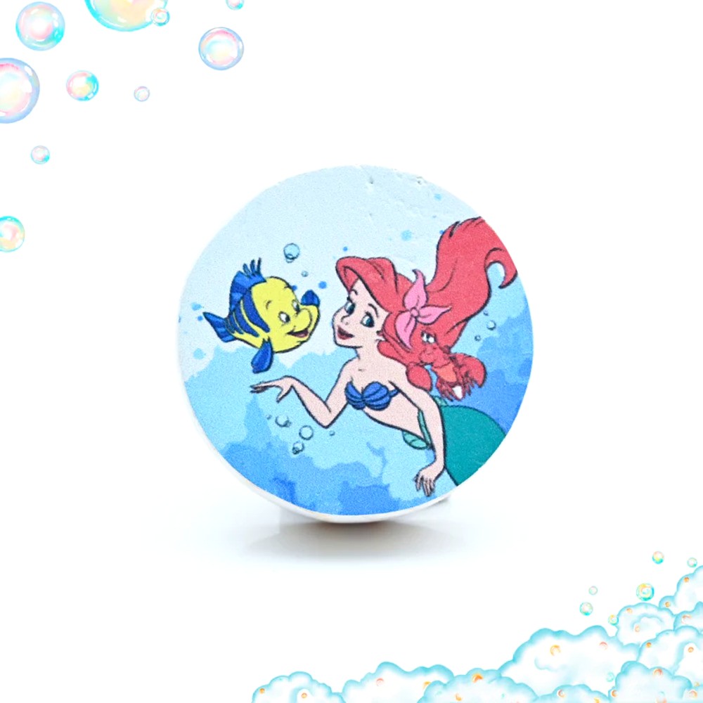 Handmade Pine Wood Ariel & Flounder Knob for Kids Furniture